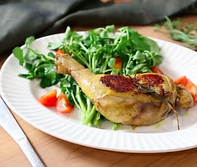 咖喱风味油封鸡