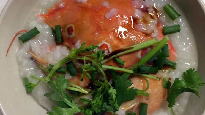 瑶柱虾蟹粥