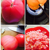 西红柿茄子打卤面的做法图解2