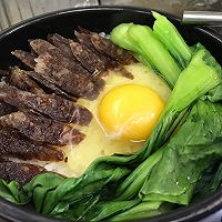 #父亲节，给老爸做道菜#自制麻辣肠做的煲仔饭的做法图解17