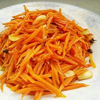 炒胡萝卜丝〜低脂菜、快手菜的做法图解4