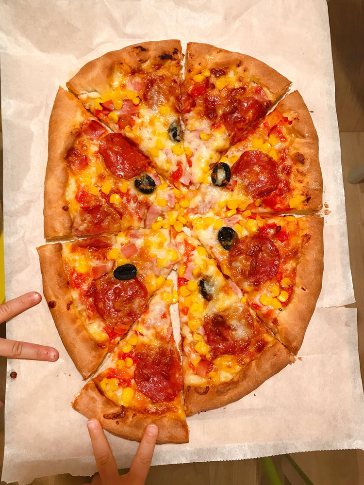萨米肠pizza的做法