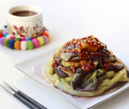 东北家常蒜酱手撕茄子｜懒人快手菜#单挑夏天#的做法
