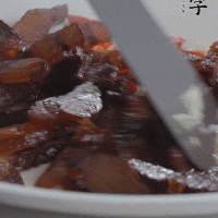 酱油肉干煸糯米笋的做法图解4