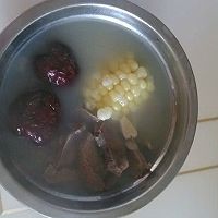 百合玉米猪心汤的做法图解3