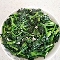 蒜蓉菠菜的做法图解4