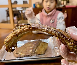蒜香孜然烤排骨的做法