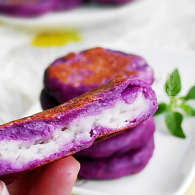香芋紫薯饼