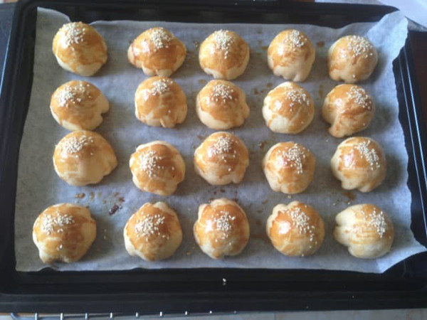 恺妈自制红豆蛋黄酥（黄油配方）