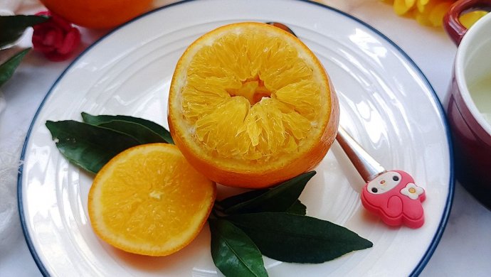 喉咙割刀片试试盐蒸橙子