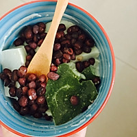 金箔抹茶冻的做法图解3