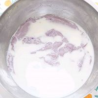 #金龙鱼精英100%烘焙大师赛-爱好组-低筋#芋泥水果蛋糕的做法图解18