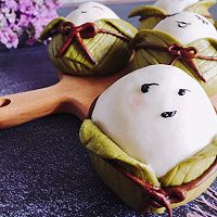 #甜粽VS咸粽，你是哪一党？#  萌萌哒的小粽子的做法图解14