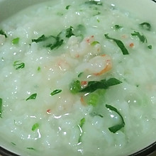 鲜虾菠菜粥