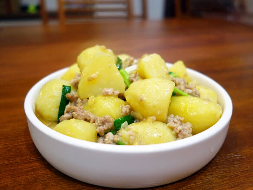 白油肉末土豆的做法图解11