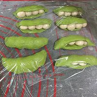 造型馒头：可以剥皮的豌豆荚的做法图解11