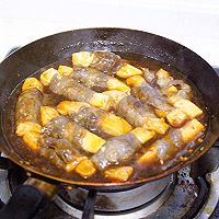 #吃出健康，解决假胖#牛肉豆腐卷的做法图解8