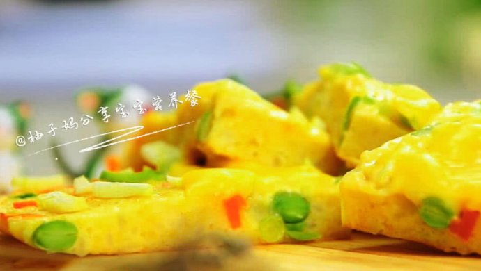 蔬菜奶酪米饭煎饼—剩饭华丽丽变身