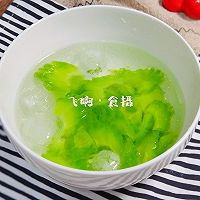 #我的养生日常-远离秋燥#苦瓜拌蜜梨的做法图解4