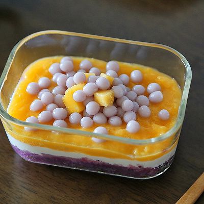 紫薯芒果小丸子