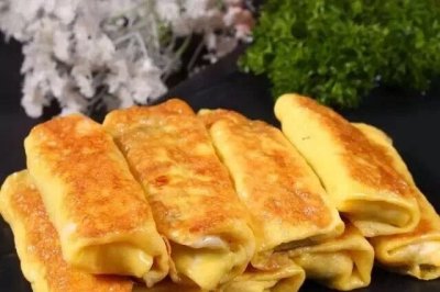 香煎荠菜卷