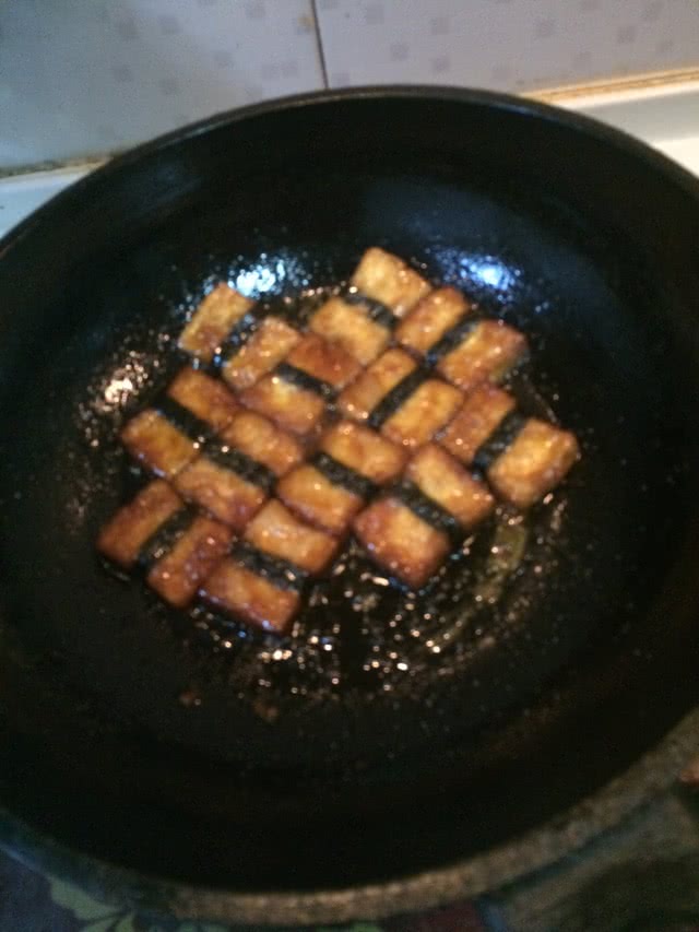 照烧海苔豆腐的做法图解11