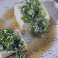 清爽日式秋葵拌豆腐的做法图解8