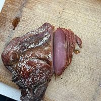彩虹腊肉糯米团子无添加剂宝宝可食的做法图解7