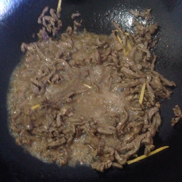 莴笋炒牛肉丝的做法图解3