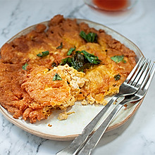 泰式焦脆鸡肉欧姆蛋Omelette-- 泰式菜系