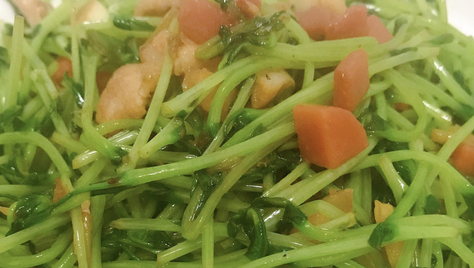 下饭菜～快手炒豆苗