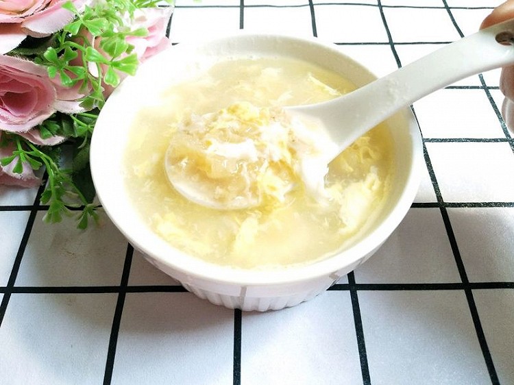 银耳燕麦鸡蛋甜汤的做法
