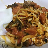 一个人晚饭－西红柿鸡蛋炒面的做法图解5