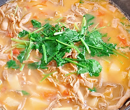 #珍选捞汁 健康轻食季#锡盟羊杂汤的做法