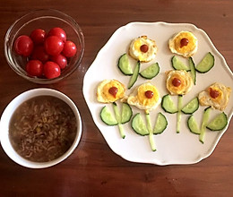 儿童早餐—小花煎蛋的做法