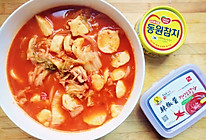 超简单的韩式金枪鱼泡菜汤的做法
