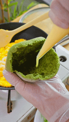 【宝宝辅食】菠菜皮塔饼的做法图解14