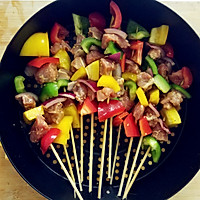 多彩牛肉烤串的做法图解9