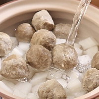 萝卜牛肉丸粉丝汤的做法图解5