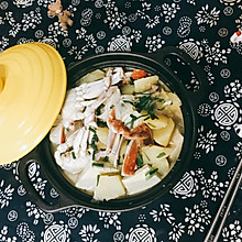 梭子蟹土豆鲜汤