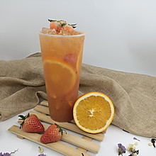 喜茶同款|橙香草莓果茶