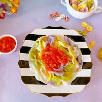 #白色情人节限定美味#轻食餐-番茄蔬菜蝴蝶面的做法图解10