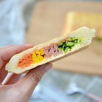 彩虹热压三明治的做法图解10
