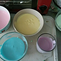 彩虹酸奶冻芝士蛋糕6寸的做法图解5