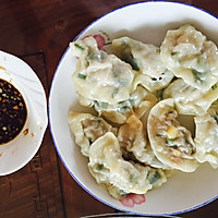 玉米猪肉饺子#船歌鱼水饺#的做法图解2