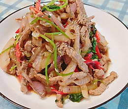 小六家的香菜炒牛柳的做法