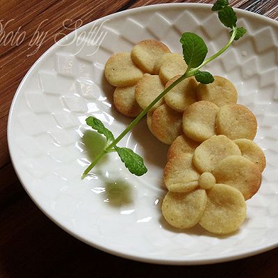 之花朵饼干