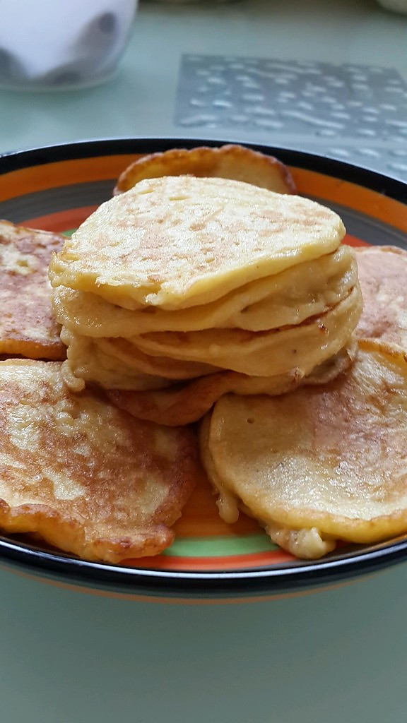 简单早餐-香蕉饼的做法