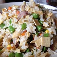 营养炒饭的做法图解4