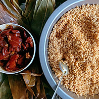 自制板栗猪肉粽子，好吃到舔手指的做法图解1